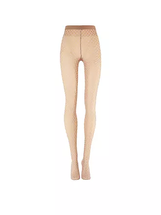 WOLFORD | Modestrumpfhose VELVET NET ILLUSION Fairly Light/White | 